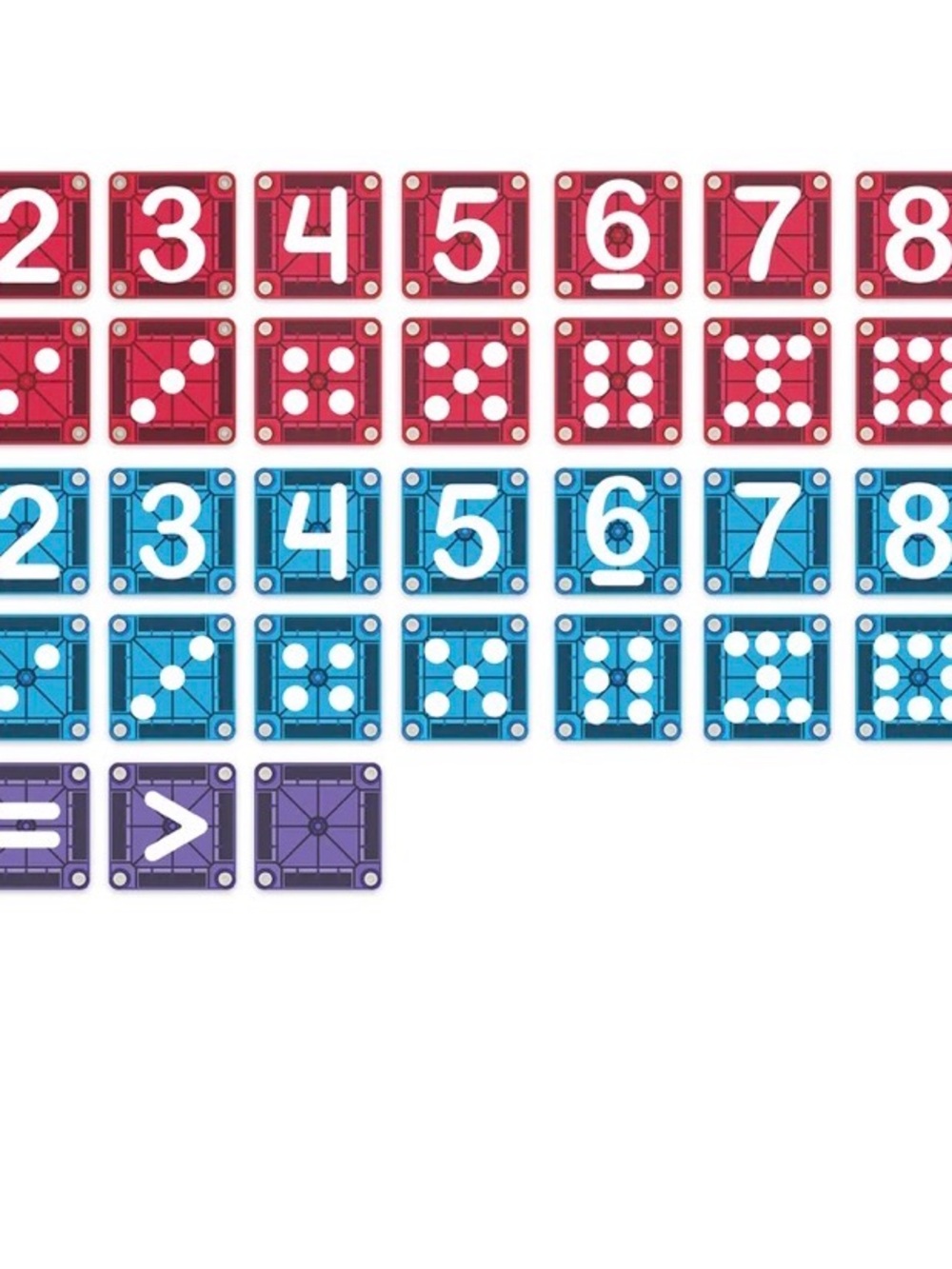 microMAGs Learn Numbers Magna-Tiles - Picture 3 of 5
